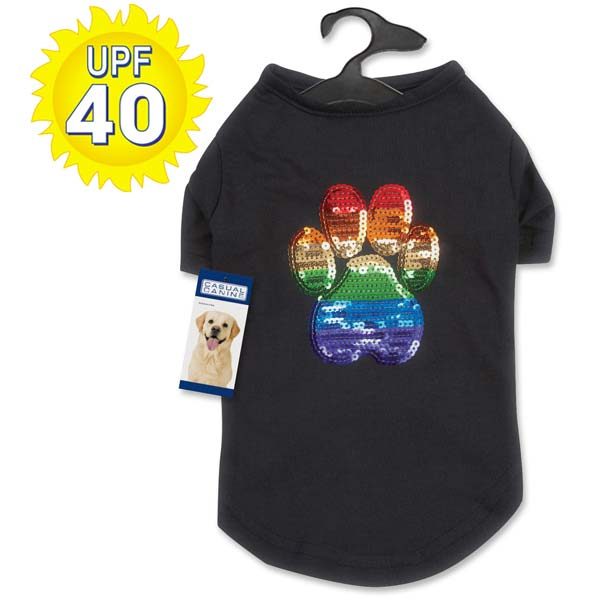 Cc Puppy Pride Sequin Upf40 Tee