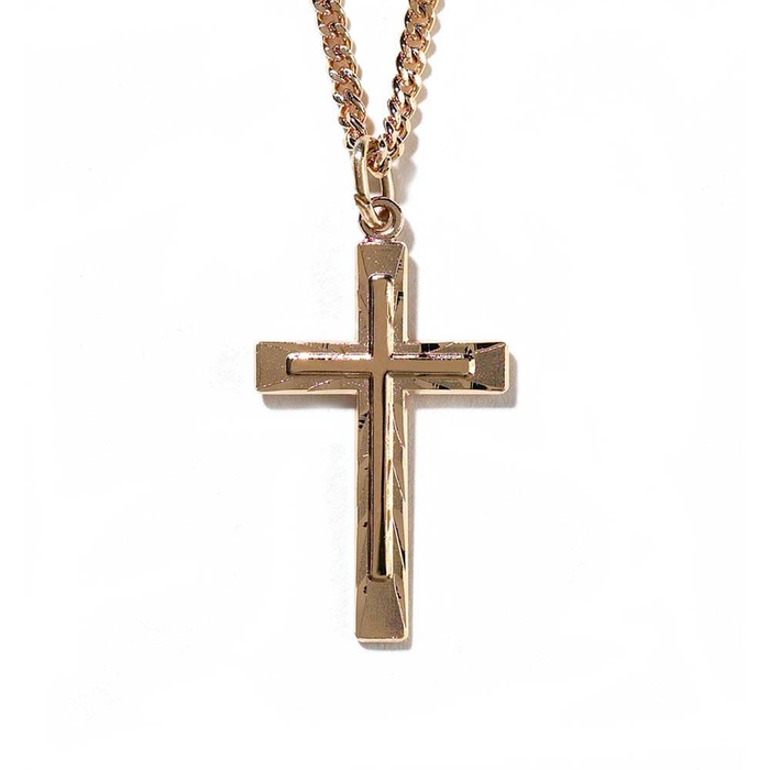 Plated Cross Necklace