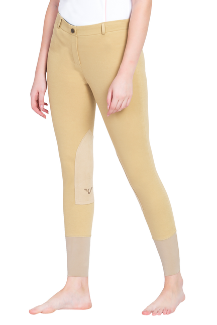 Tuffrider Ladies Pull-on Knee Patch Breeches