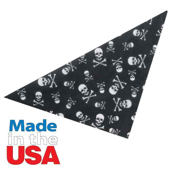 Tp Skulls & Crossbones Bandana Blk