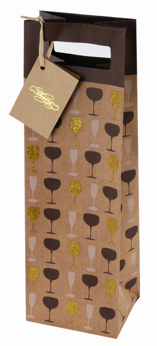 Raise Your Glass Wine Bag By Cakewalk