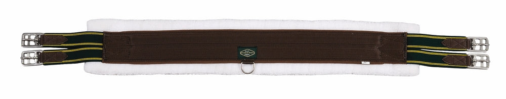 Henri De Rivel Synthetic Fleece Girth-brown