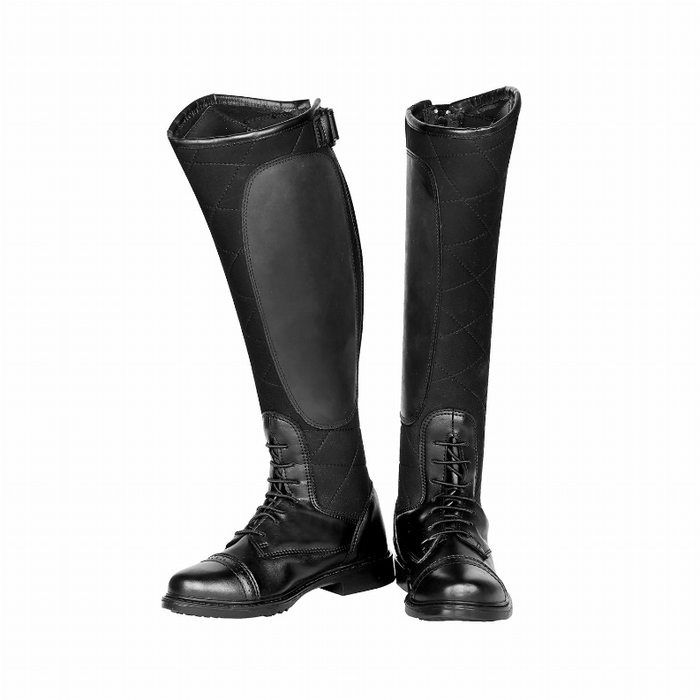 Tuffrider Ladies Alpine Quilted Field Boots In Synthetic Leather