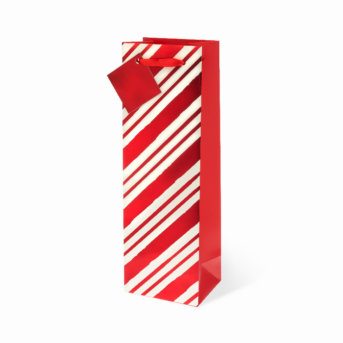 Candy Stripe Single-bottle Wine Bag By Cakewalk