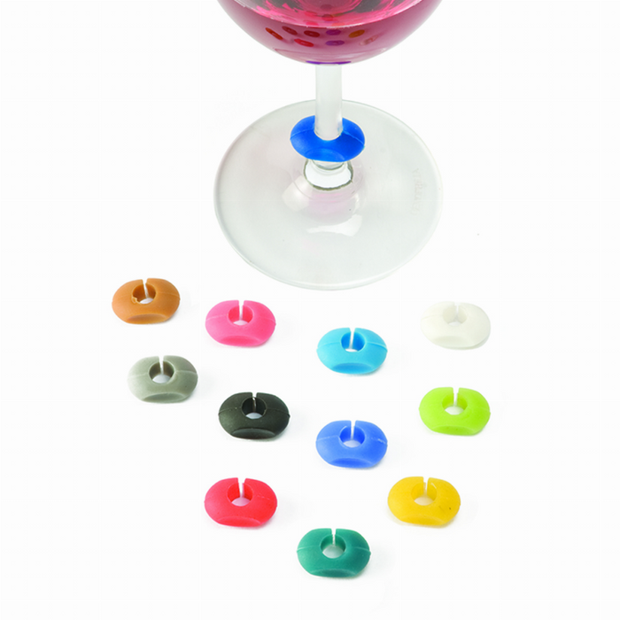 Wine-o: Silicone Wine Charms