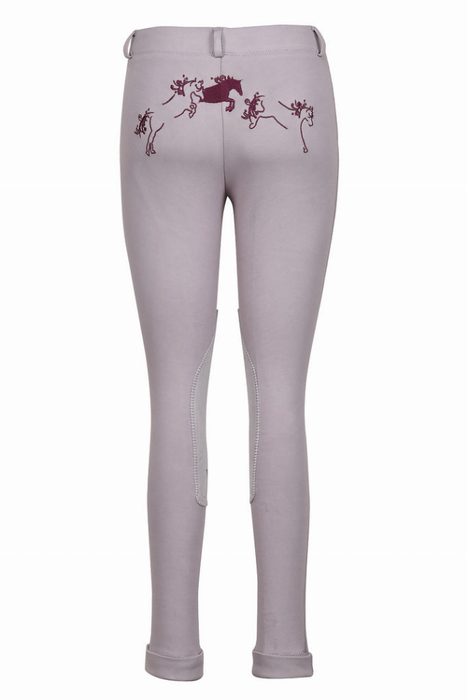 Tuffrider Children's Whimsical Horse Embroidered Pull-on Jodhpurs