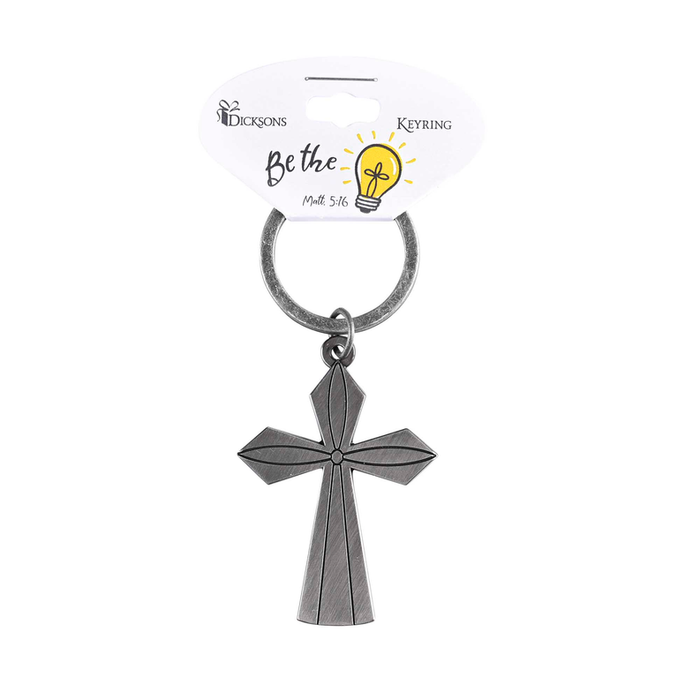 Keyring Cross Be The Light Matthew 5:16