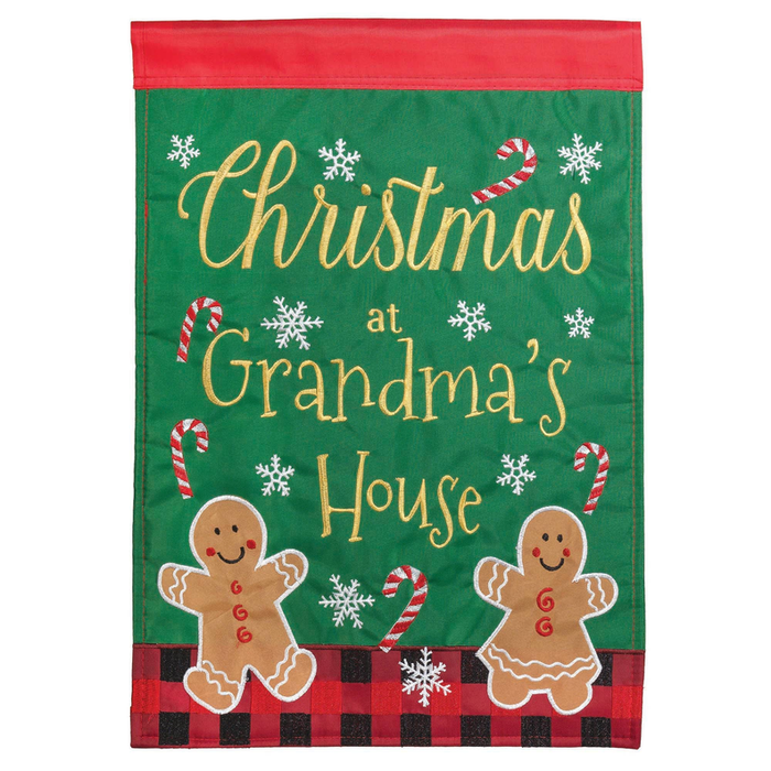 Christmas At Grandma's Burlap