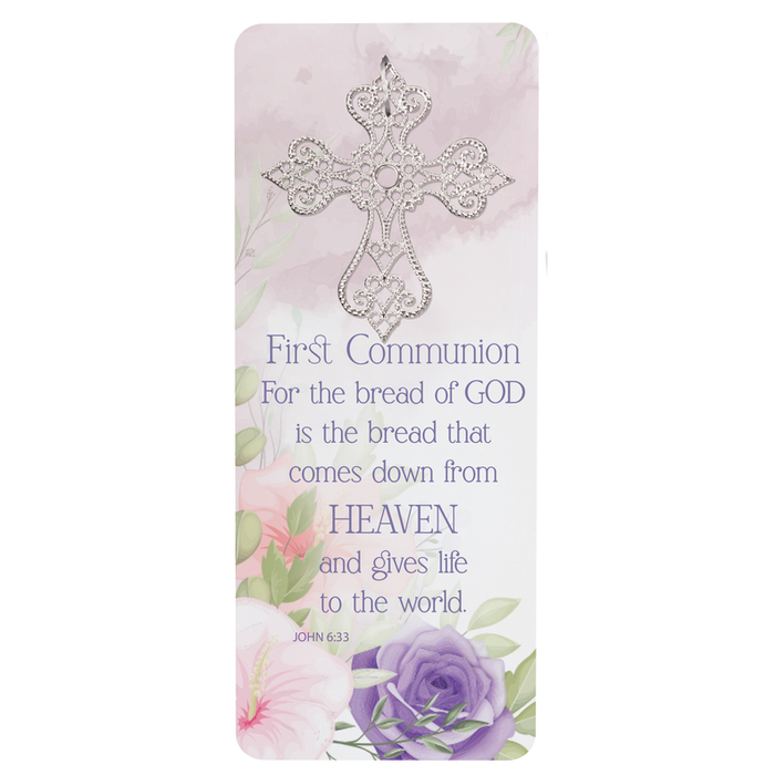Embellished Bookcard First Communion