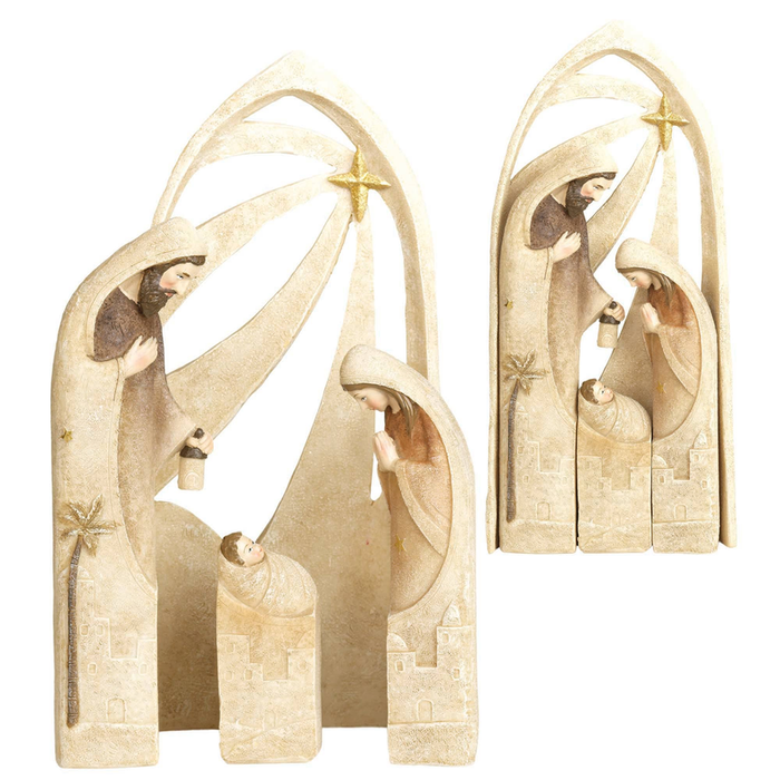 4 Piece Nativity Nested