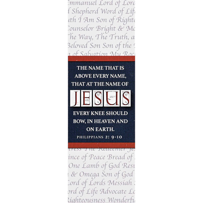 Packaged Bookmarks Names Of Jesus