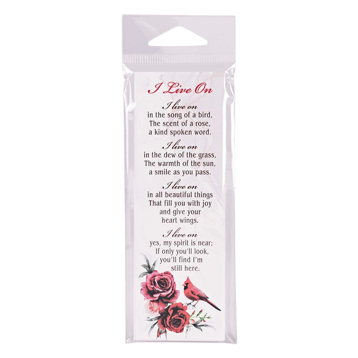 Bookmark Cardinal I Live On 2x6 12-pack