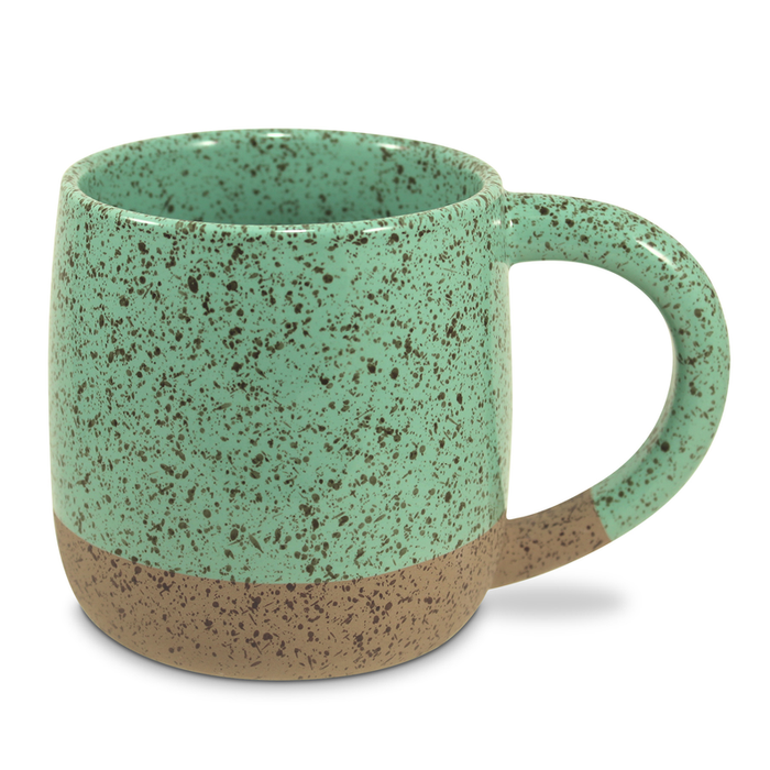 Mug Speckled Stone Joy Green 18 Oz