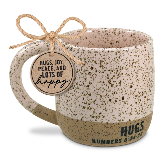 Mug Speckled Stone Hugs Blush 18oz