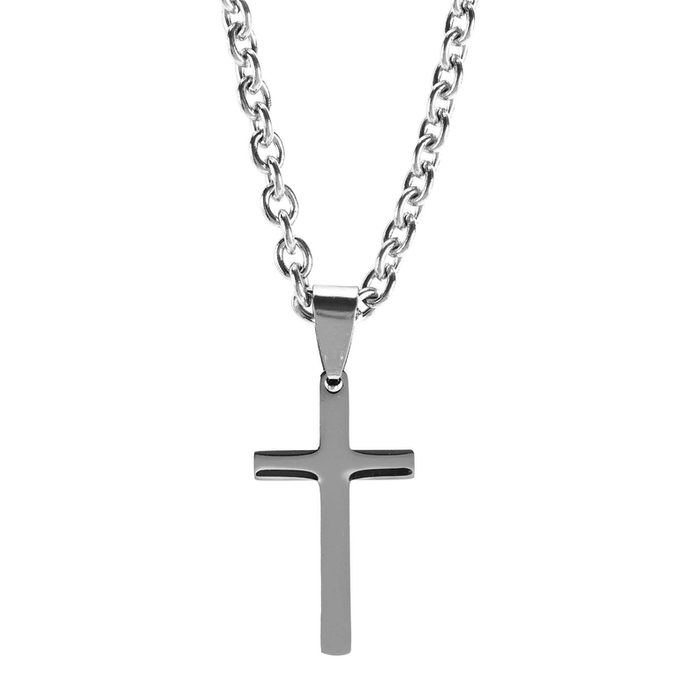 Necklace Gods Guy Thin Box Cross