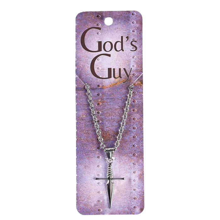 Necklace Gods Guy Sword Cross