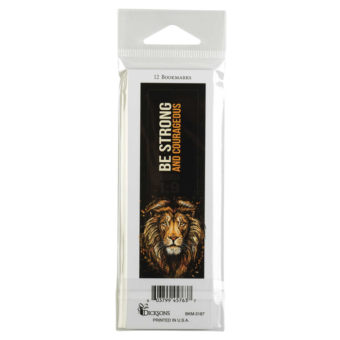 Packaged Bookmarks Lion Be Strong