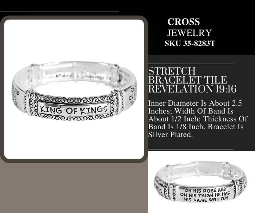 Stretch Bracelet Tile Revelation 19:16