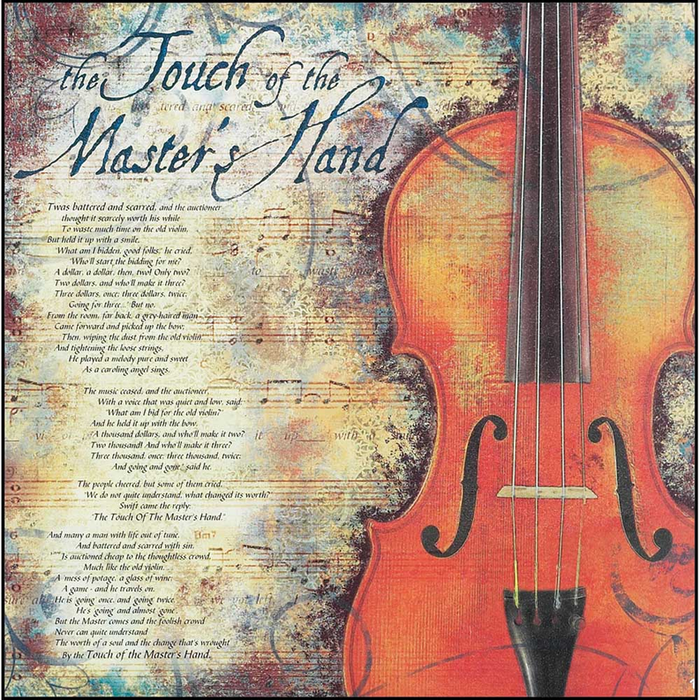 Touch Of The Master's Hand Wall Plaque
