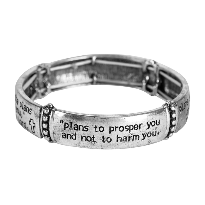 Stretch Bracelet Jeremiah 29:11 Tile