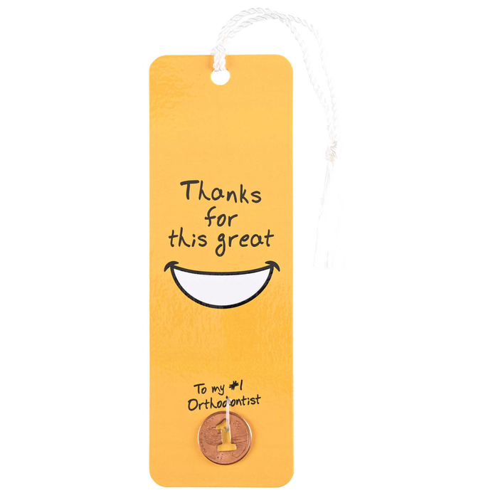 Tassel Coin Bookmark #1 Orthodontist