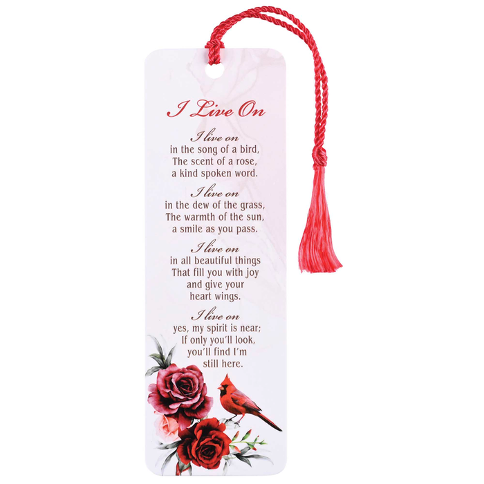 Tassel Bookmark Cardinal I Live On