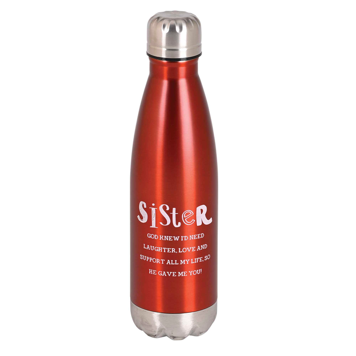 Water Bottle Sister Red 17 Oz