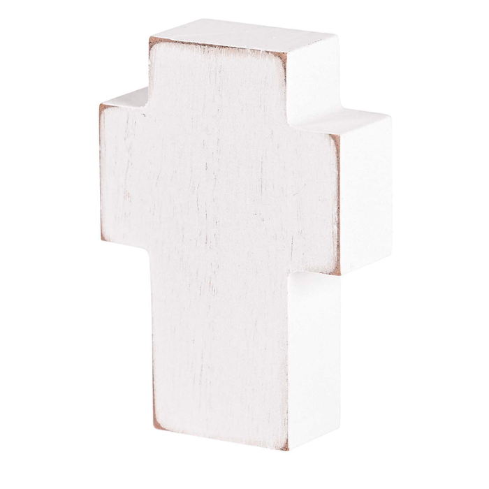 Tabletop Plaque Cross I Said Prayer 3x4