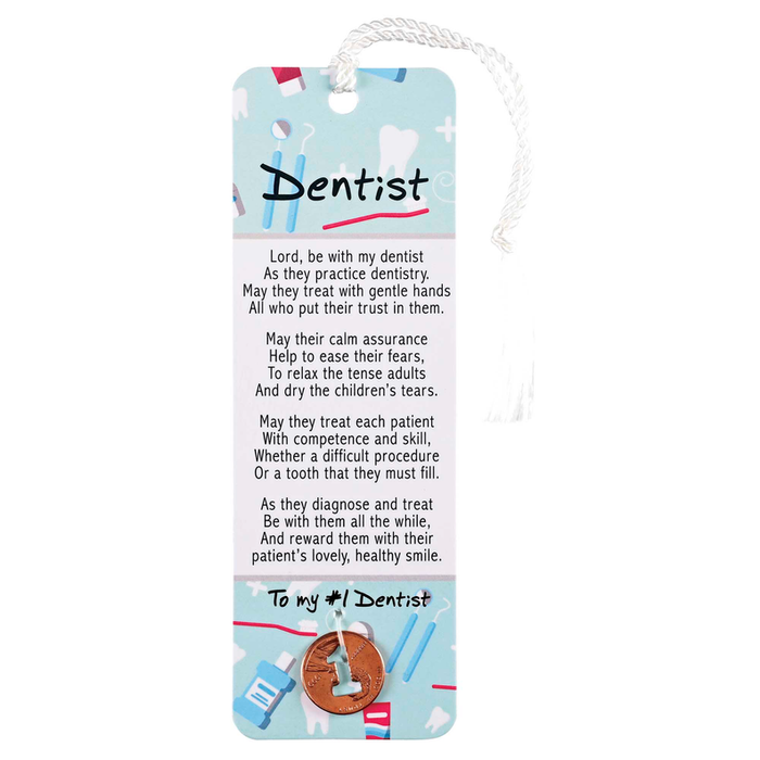 Tassel Coin Bookmark #1 Dentist