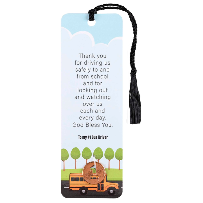 Tassel Coin Bookmark #1 Bus Driver