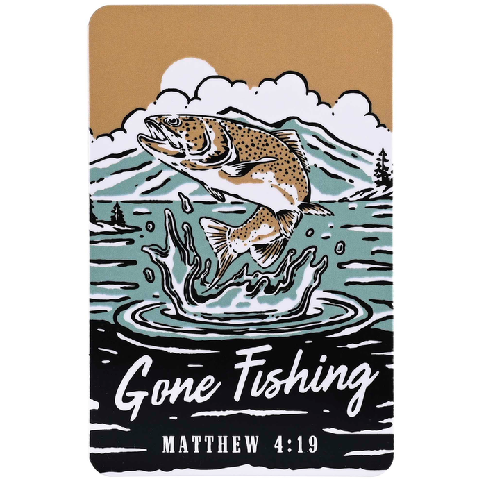 Pocketcard Gone Fishing Matthew 4:19