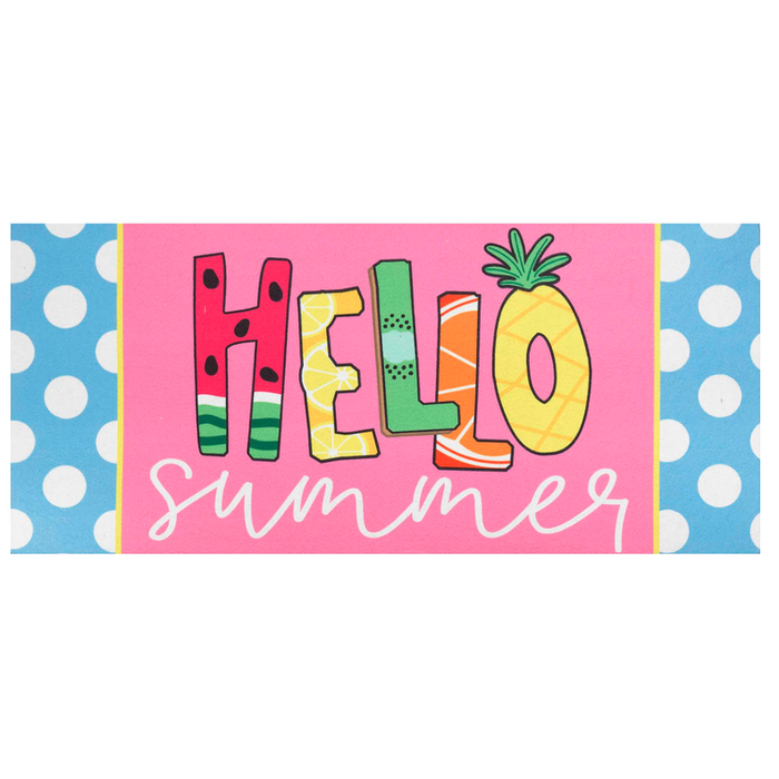 Doormat Insert Hello Summer