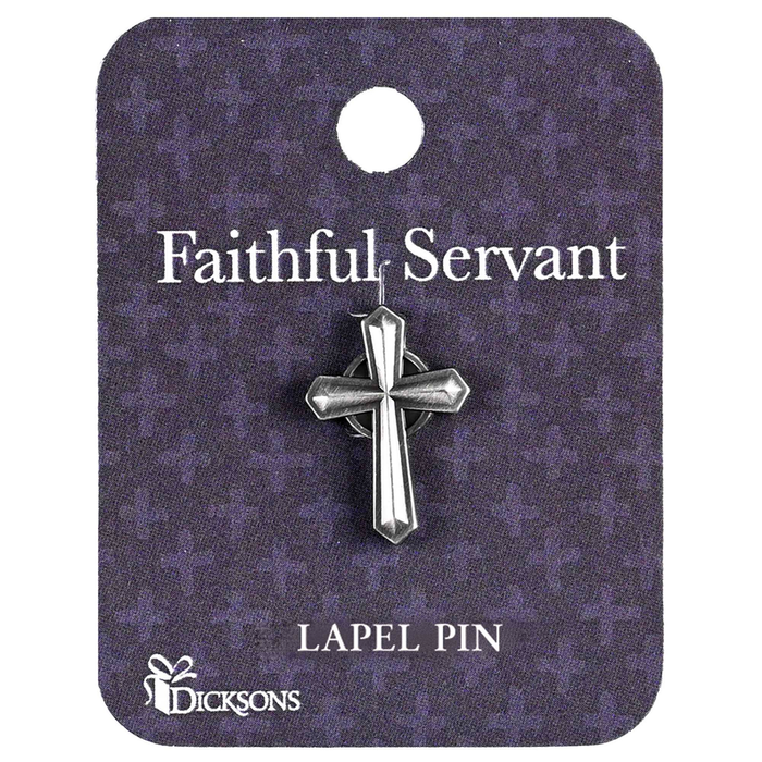 Lapel Magnet Cross Faithful Servant