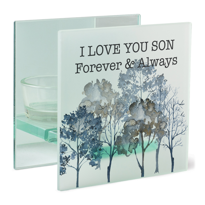 Tealight Square I Love You Son Forever &