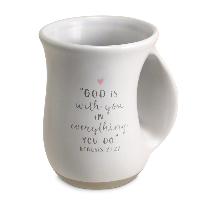 Handwarmer Mug Enjoy Today White 18 Oz