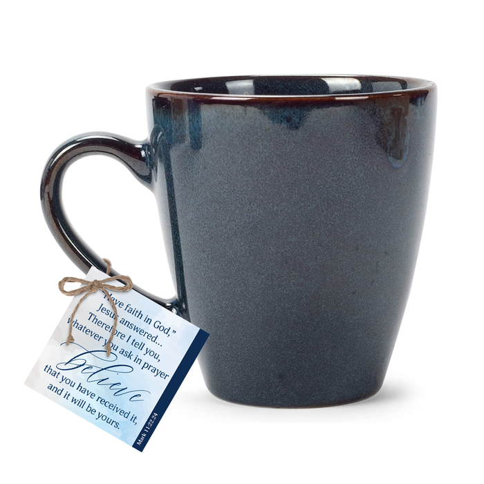 Ceramic Mugs (4pk) Christian Navy