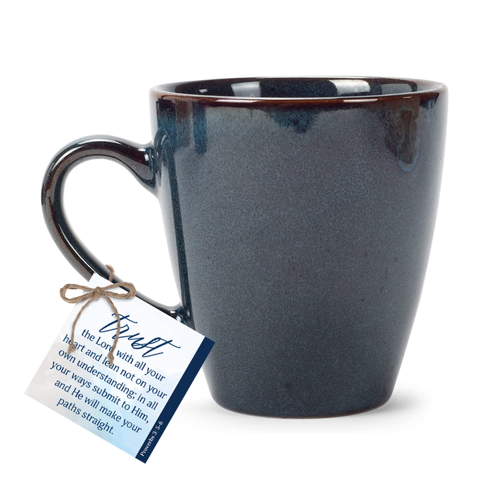 Ceramic Mugs (4pk) Christian Navy