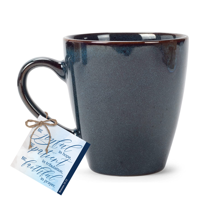 Ceramic Mugs (4pk) Christian Navy