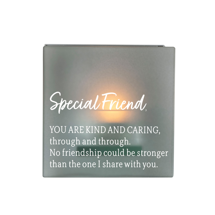 Tealight Square Special Friend, You Are