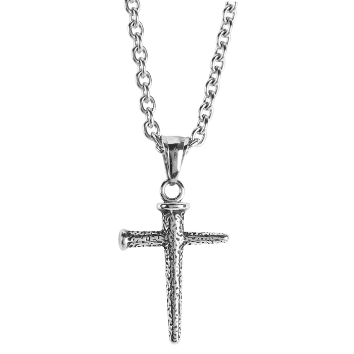 Necklace Gods Guy Small Nail Cross