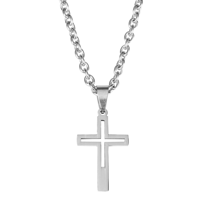 Necklace To My Grandson Cross W/cutout