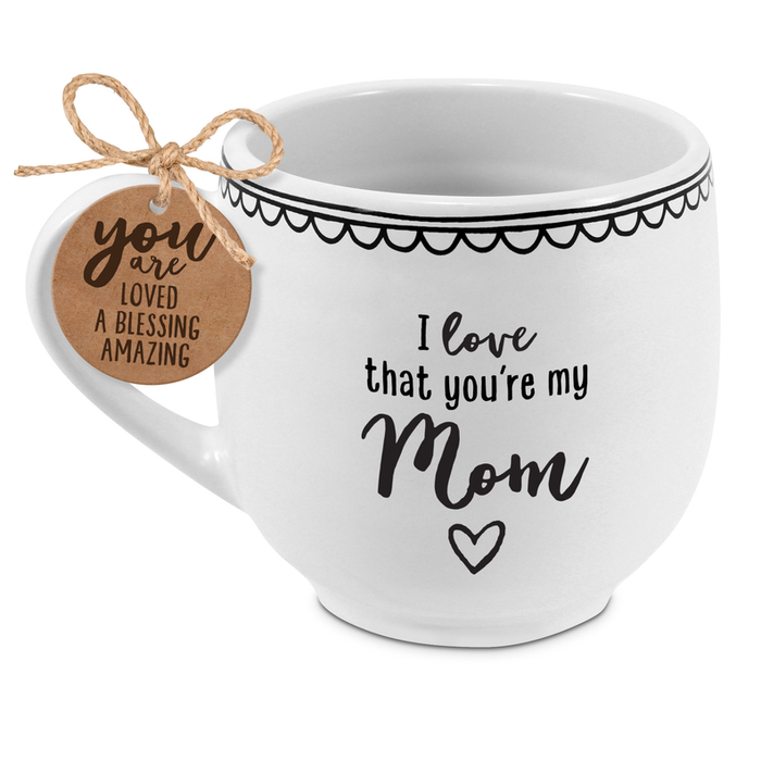 Mug Artisan Doodles I Love That Mom 18oz