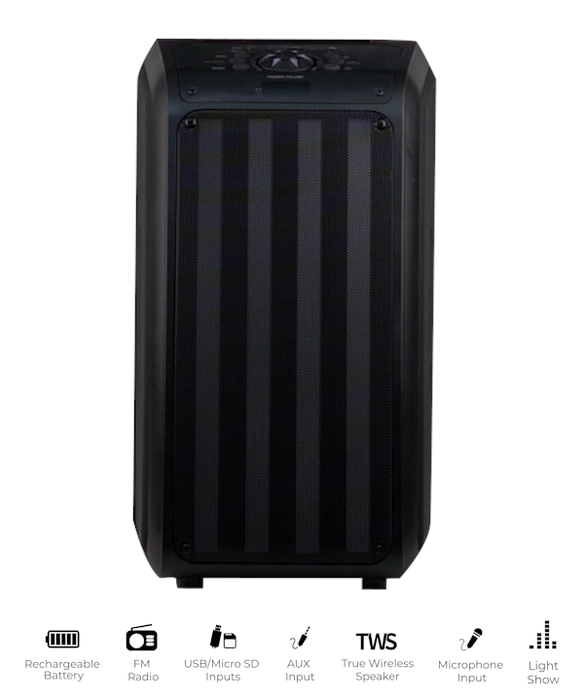 2 X 6.5" Sound Traveler Portable Backpack Speaker