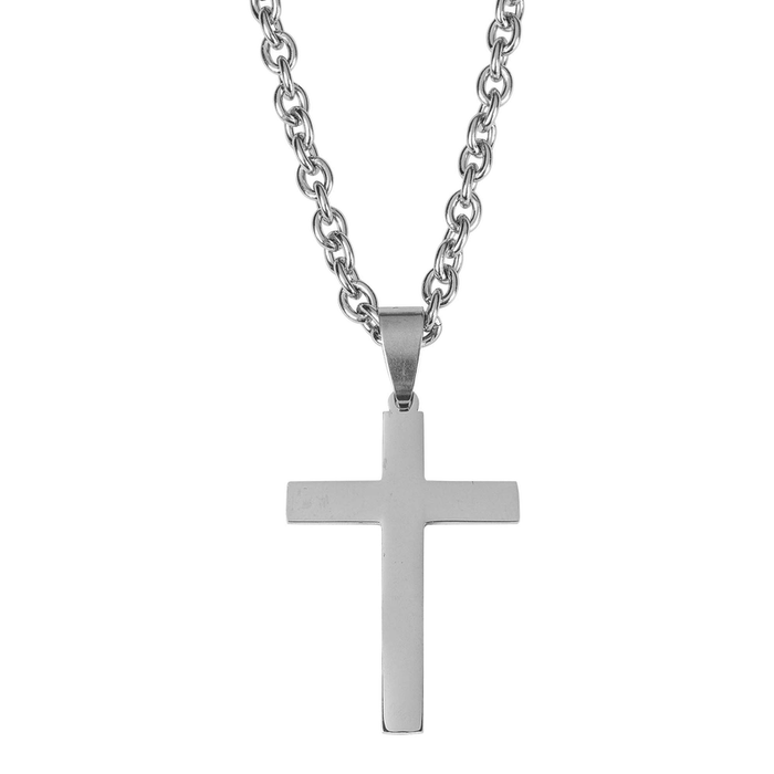 Necklace Ps.33:12 Blessed Nation Cross