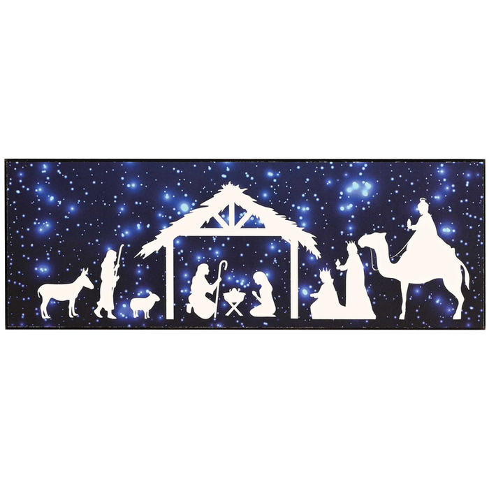 Wall Plaque Holy Family Silhouette