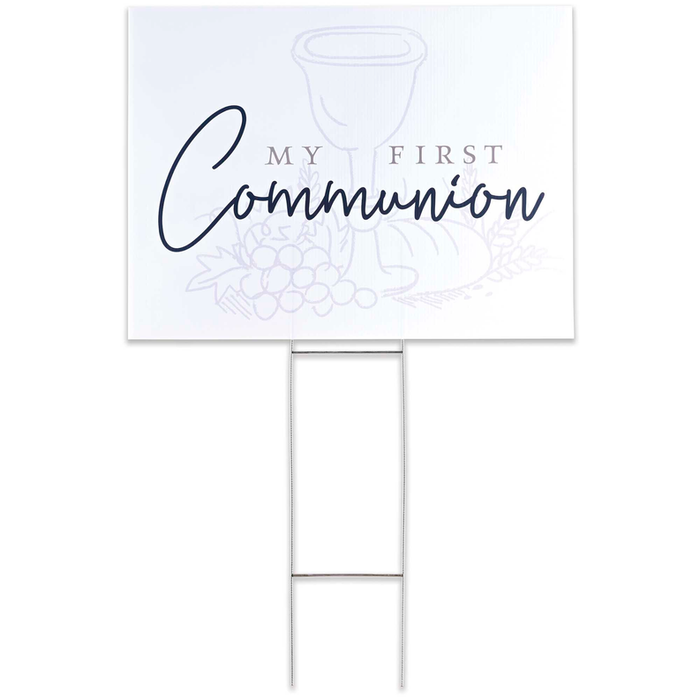 Yard Sign My First Communion