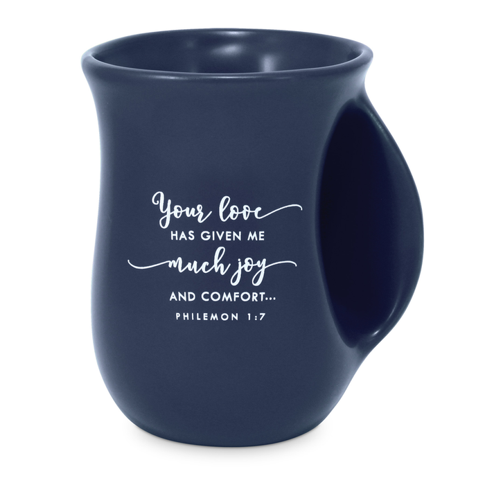 Handwarmer Mug Blessed Blue 18 Oz