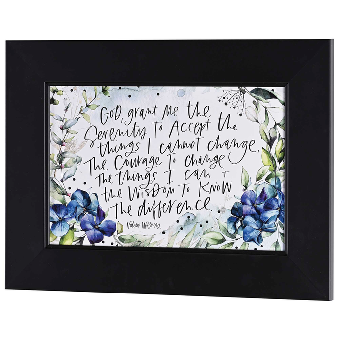 Framed Wall Art Serenity Prayer