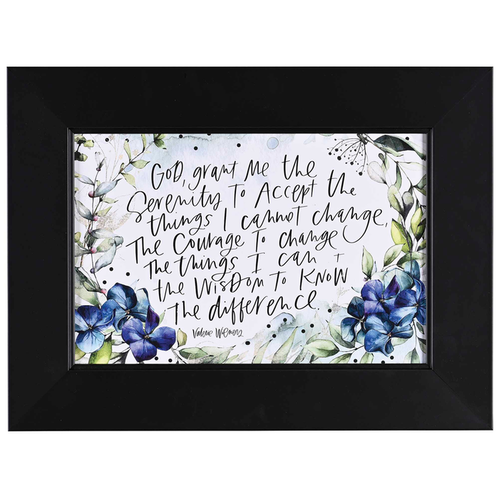 Framed Wall Art Serenity Prayer