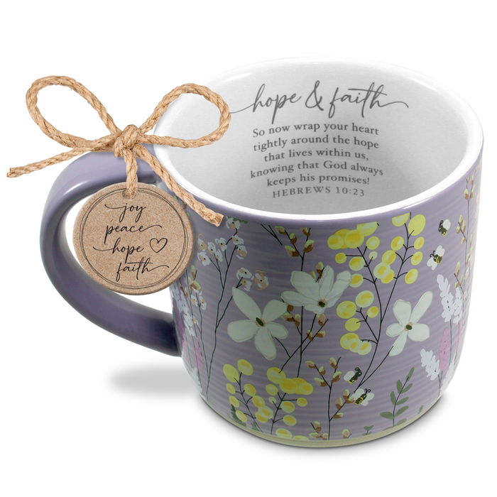 Coffee Mug Spring Garden Hope 18 Oz